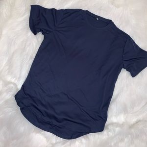 SHEIN navy blue men’s short sleeve tee shirt